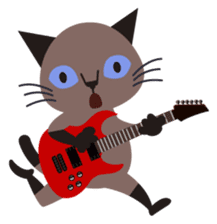 Rock'n'Cat sticker #3574440