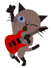 Rock'n'Cat sticker #3574441