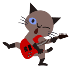 Rock'n'Cat sticker #3574444
