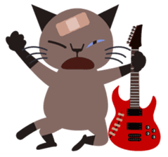 Rock'n'Cat sticker #3574447