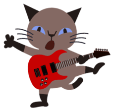 Rock'n'Cat sticker #3574448