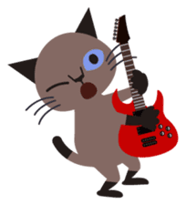Rock'n'Cat sticker #3574449