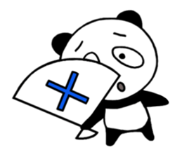 Warm panda sticker #3574541