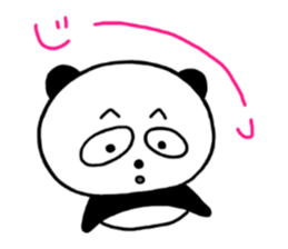 Warm panda sticker #3574559