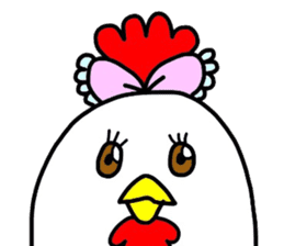 Fashionable Chicken sticker #3575121