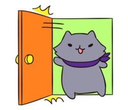 The Relaxing Days of Black Cat Comrade sticker #3575218