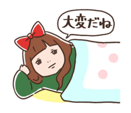 A good sleeper! Necozeko-chan sticker #3575775