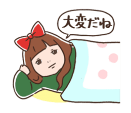 A good sleeper! Necozeko-chan sticker #3575775