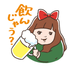 A good sleeper! Necozeko-chan sticker #3575778