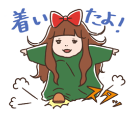 A good sleeper! Necozeko-chan sticker #3575779