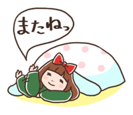 A good sleeper! Necozeko-chan sticker #3575789
