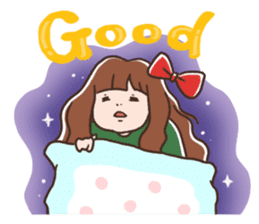 A good sleeper! Necozeko-chan sticker #3575794