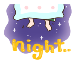 A good sleeper! Necozeko-chan sticker #3575795