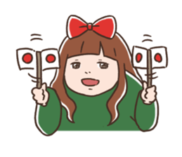 A good sleeper! Necozeko-chan sticker #3575797