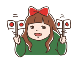 A good sleeper! Necozeko-chan sticker #3575797