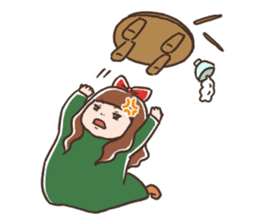 A good sleeper! Necozeko-chan sticker #3575800