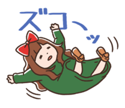 A good sleeper! Necozeko-chan sticker #3575801