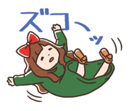 A good sleeper! Necozeko-chan sticker #3575801