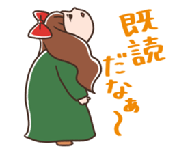 A good sleeper! Necozeko-chan sticker #3575806