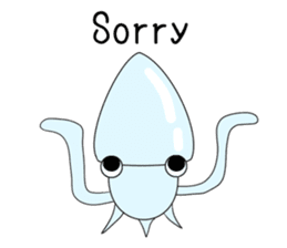 Hateful squid sticker #3576217