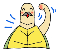 Tortoise father and tortoise mother sticker #3576493