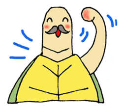 Tortoise father and tortoise mother sticker #3576493