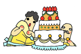 Tortoise father and tortoise mother sticker #3576497