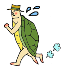 Tortoise father and tortoise mother sticker #3576512