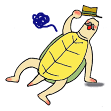 Tortoise father and tortoise mother sticker #3576514