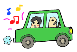 Tortoise father and tortoise mother sticker #3576515