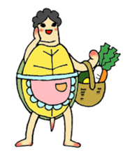 Tortoise father and tortoise mother sticker #3576519