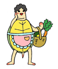 Tortoise father and tortoise mother sticker #3576519