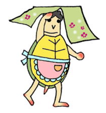 Tortoise father and tortoise mother sticker #3576526