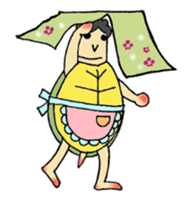 Tortoise father and tortoise mother sticker #3576526