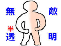 Translucent human sticker #3576735