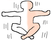 Translucent human sticker #3576749