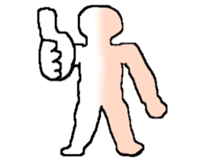 Translucent human sticker #3576753