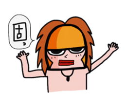 Fun everyday Mask Man sticker #3577314