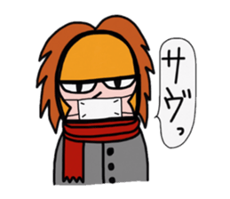 Fun everyday Mask Man sticker #3577329