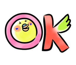 Parakeet with 365 days sticker #3577493