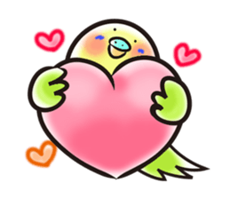 Parakeet with 365 days sticker #3577494