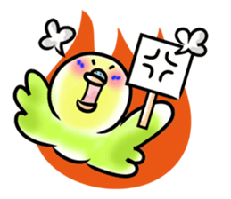 Parakeet with 365 days sticker #3577508