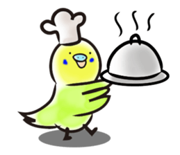 Parakeet with 365 days sticker #3577511