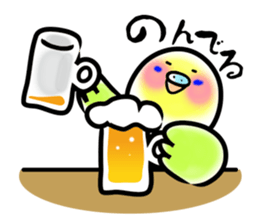 Parakeet with 365 days sticker #3577513