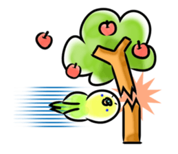 Parakeet with 365 days sticker #3577515