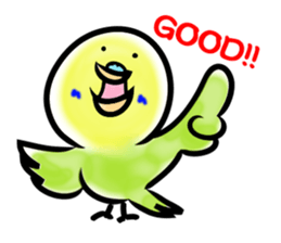 Parakeet with 365 days sticker #3577525