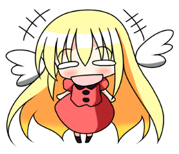 Winged girl Sticker(English ver) sticker #3577774