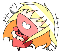 Winged girl Sticker(English ver) sticker #3577782