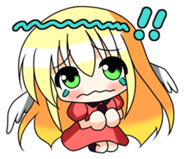Winged girl Sticker(English ver) sticker #3577786