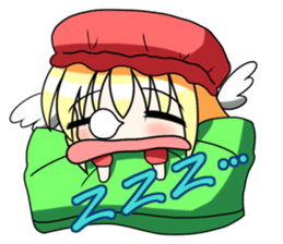 Winged girl Sticker(English ver) sticker #3577795